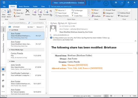 zimbra oxford|Outlook.